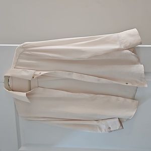 Mango White Silky Blouse